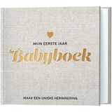 Mijn eerste jaar babyboek - Linnen cover