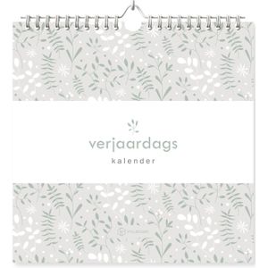 Fyllbooks Verjaardagskalender - Botanical