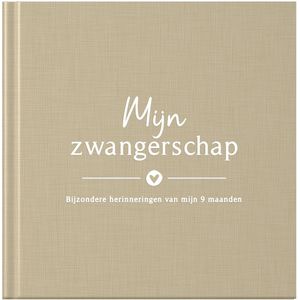 Fyllbooks Mijn zwangerschapsdagboek - Linnen Taupe
