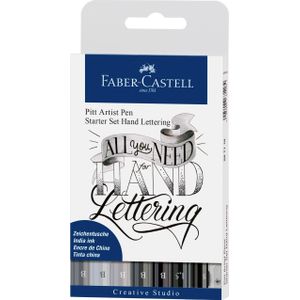 Faber-Castell Pitt Artist Pen handlettering 8-delig