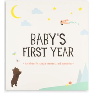 Milestone Baby's first year album (Engelstalig)