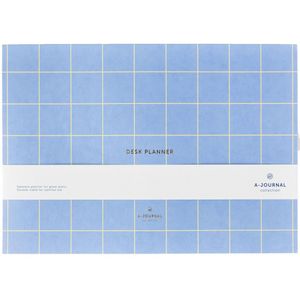 A-Journal Deskplanner - Weekplanner - Lavendel blauw