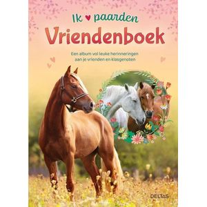 Ik hou van paarden vriendenboekje