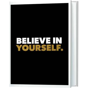 Believe in yourself - Quote boekje