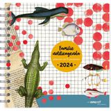 Studio Onszelf Familie agenda (harde kaft) Waterdieren 2024