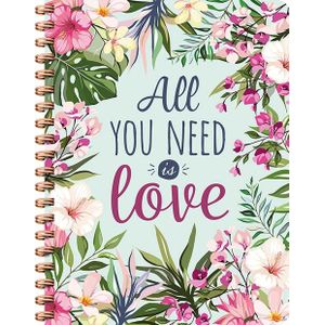 Notitieboek - All you need is love! - lijnen - A5