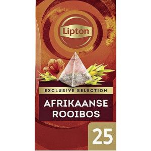 Thee lipton exclusive afrikaanse rooibos 25x2gr | Pak a 25 stuk