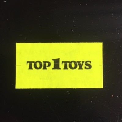Etiket 3719 TOP 1 TOYS  fluor geel