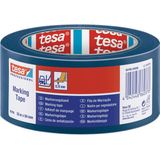 Tesa - Markeringse 60760 PVC 50mmx33m blauw | Stuk a 1 rol | 6 stuks