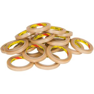 Pvc tape (nar) 32 micron 12 mm x 66 meter transparant | 24 stuks