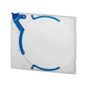 Cd opbergbox quickflip standaard blauw 5 stuks