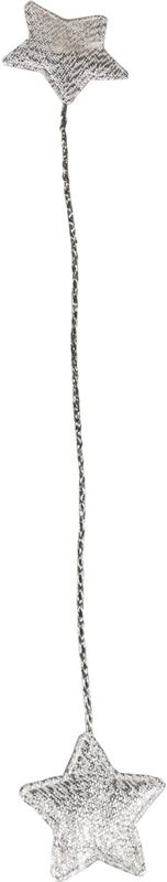 Sterren op draad 18cm zilver | 24 stuks