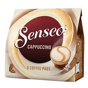 Koffiepads douwe egberts senseo cappuccino 8st | Zak a 8 stuk | 10 stuks