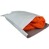 LDPE Kleding verzendzak 500x700 65micron 100 stuks WIT