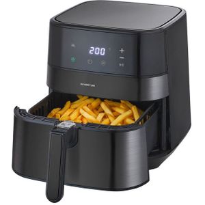 Inventum GF500HLDB - Airfryer - Hetelucht friteuse - 5 liter - 80 tot 200 graden - 1700 watt - Zwart