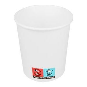 Kartonnen koffiebeker 120cc 4oz wit