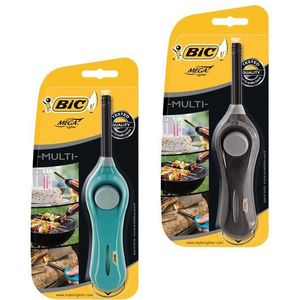 Aansteker Bic megalighter U140 multi assorti blister à 1 stuk