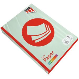 Kopieerpapier quantore colour a4 120gr lichtgroen | 5 stuks