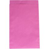 Zak | Fourniturenzak | Kraftpapier | 12x19cm | roze | 200 stuks