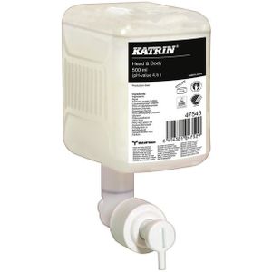 Handzeep katrin head and body vloeibaar 500ml | 12 stuks
