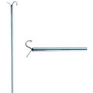 Stok met haak lengte 125 cm