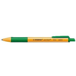 Balpen stabilo pointball 6030/36 m groen | 100 stuks