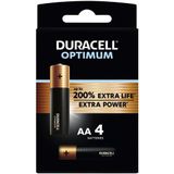 Duracell Alka Optimum  AA X4