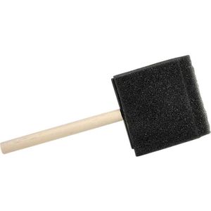 Foambrush conda 1 25 mm 12 stuks hout