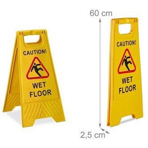 Waarschuwingsbord "Caution Wet Floor"