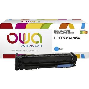 Tonercartridge owa hp cf531a blauw