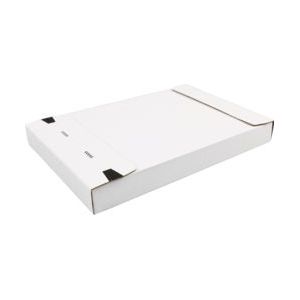 Brievenbusdoos 260x170x28mm E golf Wit 25 stuks