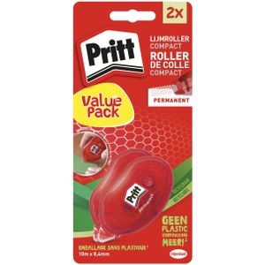 Lijmroller pritt compact permanent duo | 10 stuks