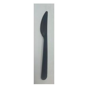 Plastic PP MES 18cm herbruikbaar ZWART 50 stuks