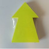 Fluor pijl 22x15 cm fluor geel 50 stuks - 5 stuks