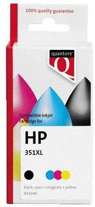 Inktcartridge quantore hp 351xl cb338ee hc kleur | 35 stuks