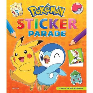 Kleur-en stickerboek deltas pokémon sticker parade