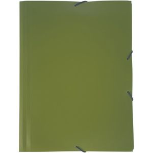 Bronyl elastomap Nature ft A3, uit PP, kaki groen