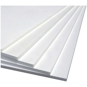 Foamboard 70x100cm 2-zijdig 5mm wit