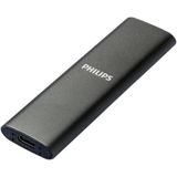 Philips external ssd 250 gb ultra speed space grey | 2 stuks