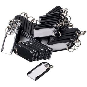 Sleutellabel pavo magnetisch 50st zwart