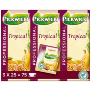 Thee pickwick tropical 25x1.5gr met envelop | 3 stuks