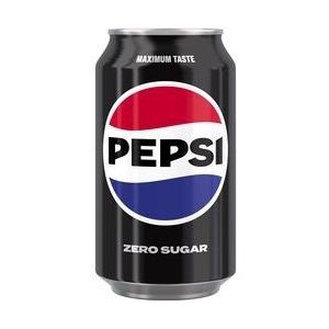 Frisdrank pepsi max cola blik 330ml | 24 stuks