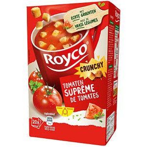 Soep royco tomaten supreme met croutons 20 zakjes | Doos a 20 zak