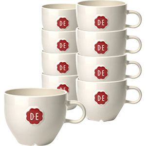 Kopje Douwe Egberts Cappuccino 180ml Wit
