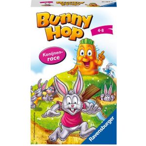 Ravensburger Bunny Hop Konijnenrace Pocketspel - Spannende race naar de wortel!