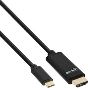 Kabel inline usb-c hdmi 3.1 2.0 4k m/m 2 m zwart | 40 stuks