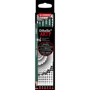 Potlood stabilo othello 6 hardheden | 6 stuks