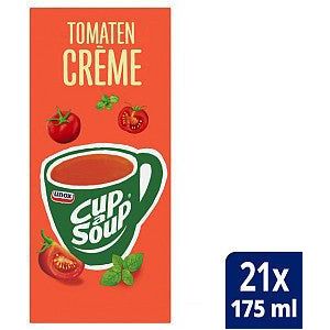 Cup-a-soup unox tomaten creme 175ml | Doos a 21 zak
