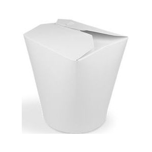 Wok to Go beker 32oz 1000ml karton wit