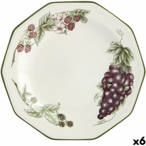 Dessertgerecht Churchill Victorian Keramisch Porslin (Ø 20,5 cm) (6 Stuks)